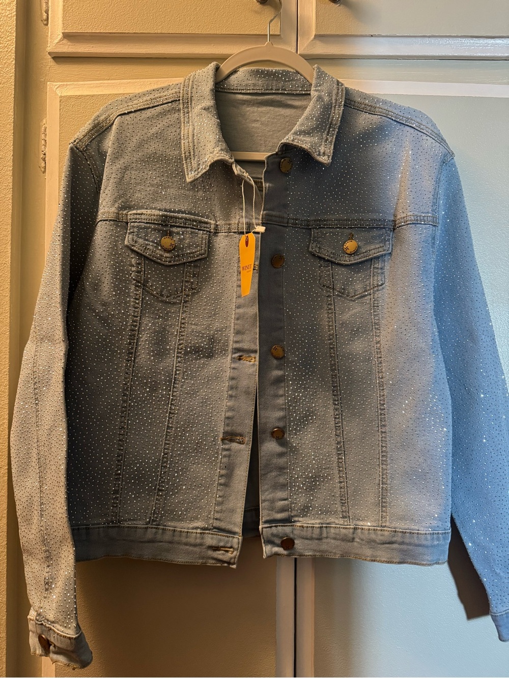 Rhinestone Denim Jacket